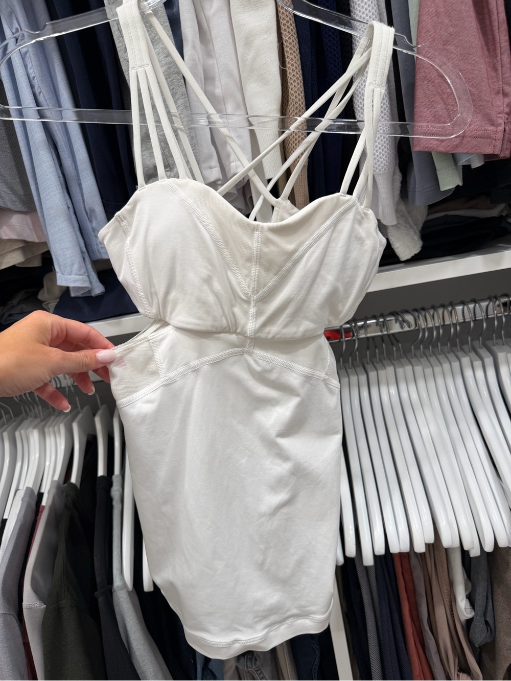 Lululemon white tank